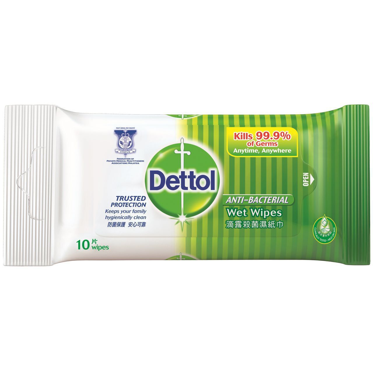 DETTOL ANTIBACTERIAL WET WIPES
