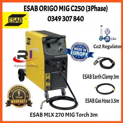 RIGHTWELL ESAB ORIGO MIG C250 (3PHASE) WELDING MACHINE 0349 307 840