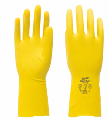 SAFETYWARE GenPlus Light Duty 12" Flocklined Rubber Gloves