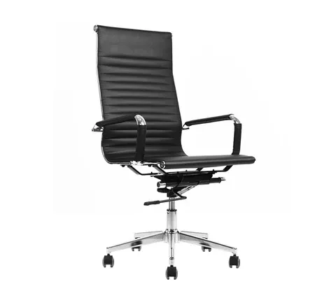 VELO BJ10/1 VELO HIGHBACK OFFICE CHAIR (Black PU)