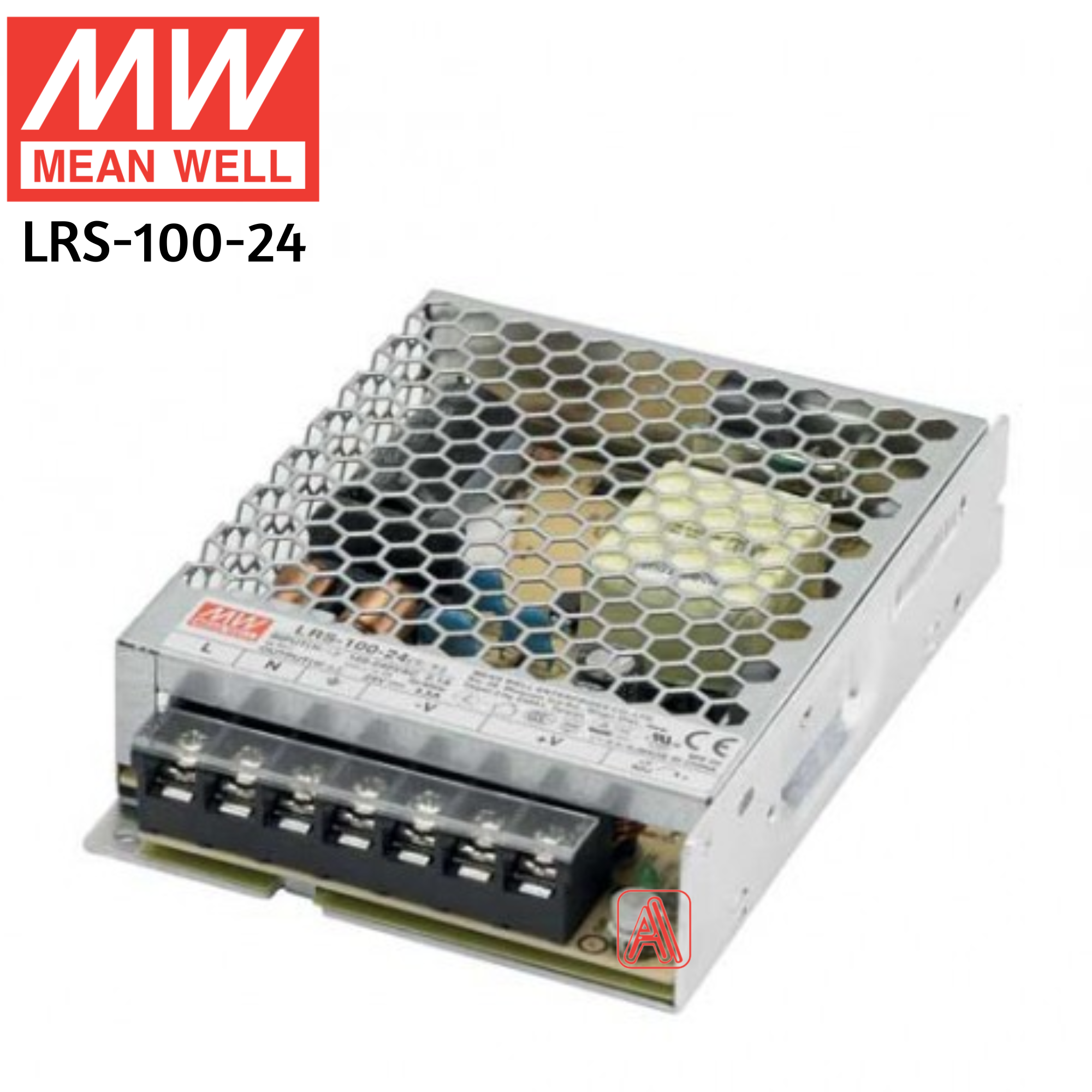 *Mean Well LRS-100-24 24VDC 100W AC/DC Switching Power Supply