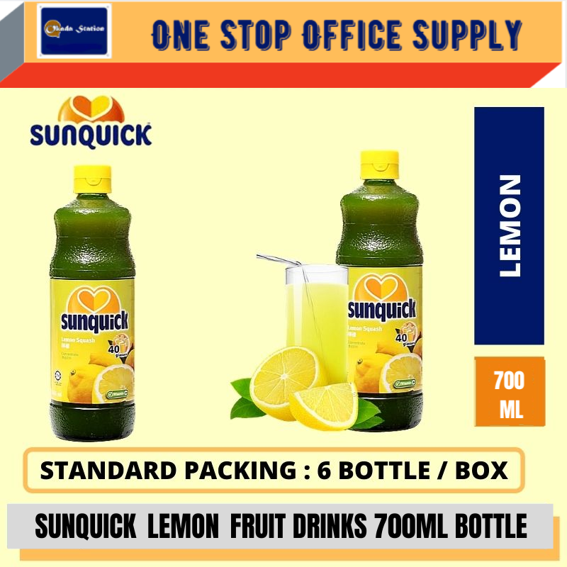 SUNQUICK LEMON Concentrate Drink Bottle 700ML / SUNQUICK / Lemon Juice / Concentrate Drink / 700ML / Lemon
