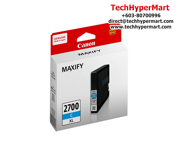CANON INK CARTRIDGE PGI-2700 XL CYAN 19ML