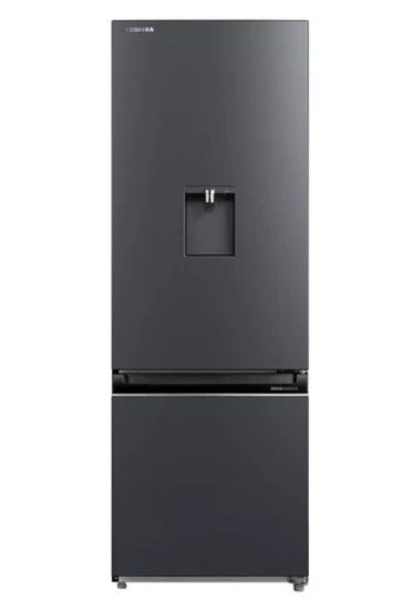*Toshiba 380L inverter Fridge 2 Door GR-RB405WE-PMY Morandi Grey water dispenser