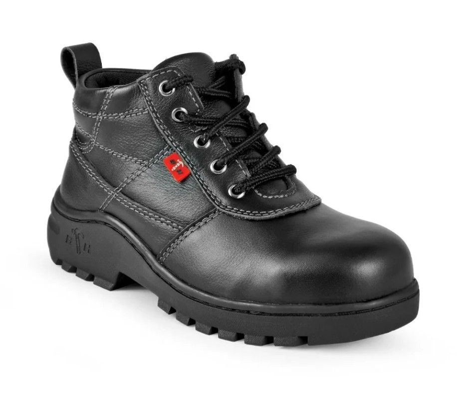 Black Hammer Mid-cut Double Zip - Black