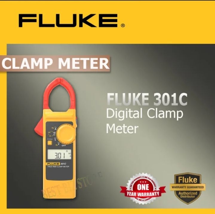 Fluke 301C TRUE RMSAC CLAMP 1000AC
