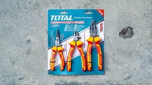 TOTAL 1Kv 3 Pcs Insulated Pliers Set - THT2K0302