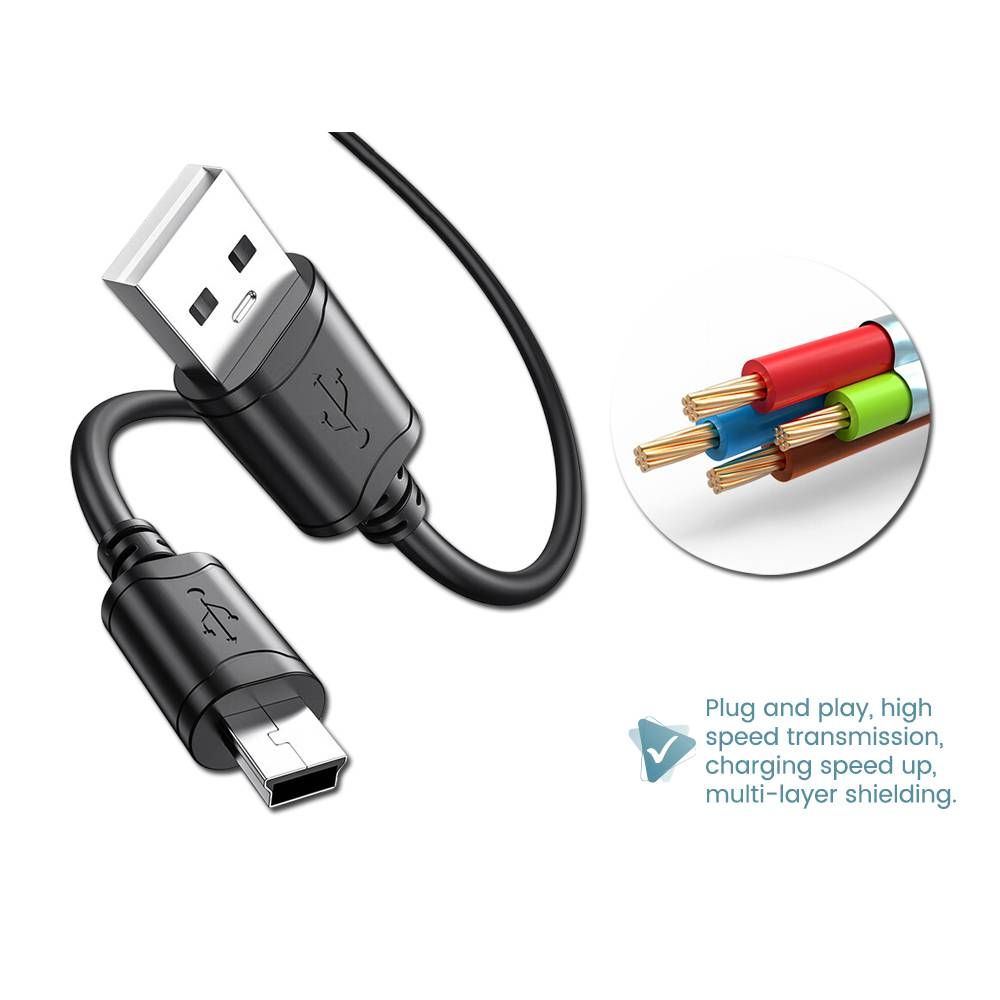 2.0 USB TO MINI 5PIN CABLE 1.5METER