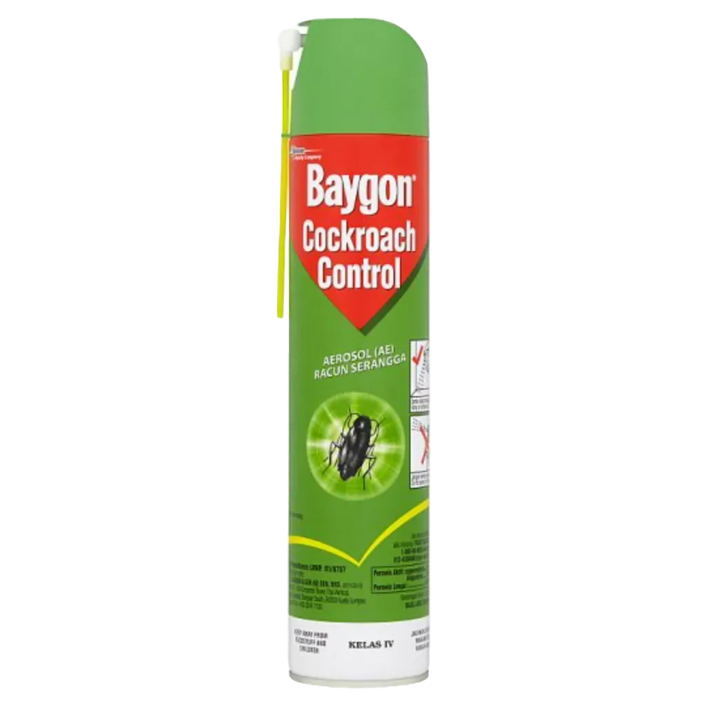 QP Baygon cockroach control spray can (1 x 570ml)