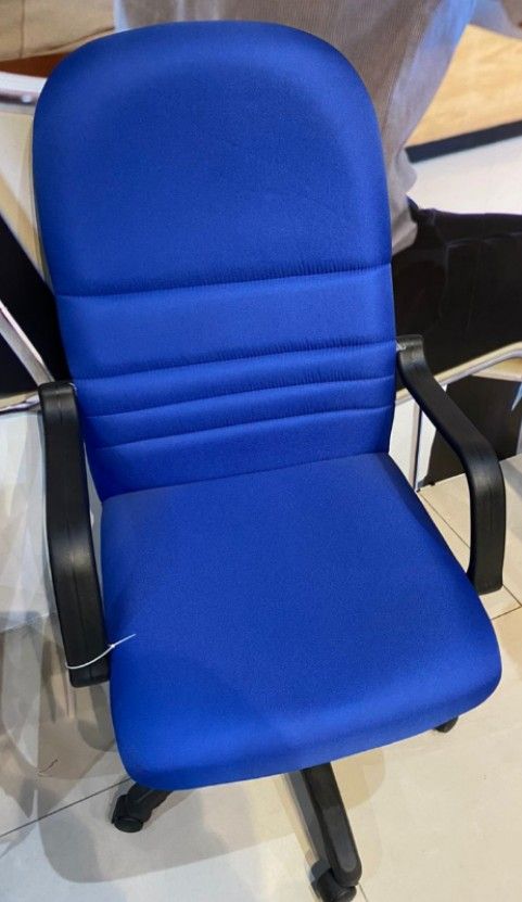 Highback chair AR-1001-H-OF-BLU (Fabric) size: P480mm x L510mm x T700mm
