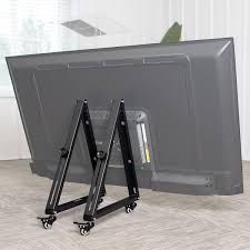 32-75 Inch Mobile TV Stand Floor Stage Display TV Low Trolley Portable Stage Conference Adjustable Bracket