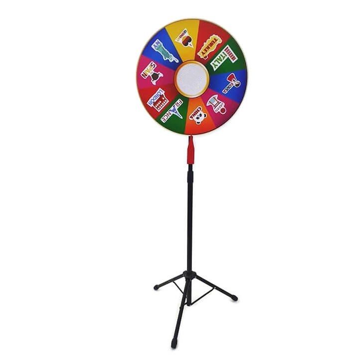 WHEEL OF FORTUNE WITH TRIPOD STAND (INCLUDING PRINTING)