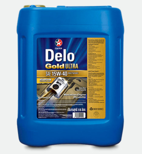 CALTEX HEAVY-DUTY MOTOR OIL Delo® Gold Ultra SAE 15W-40 / 18LITER & 200LITER