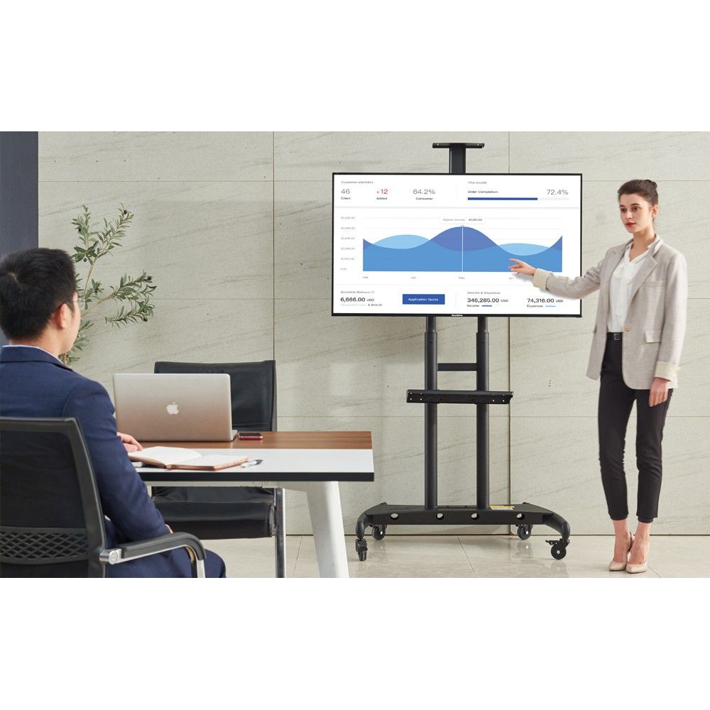 SONY GOOGLE SYSTEM SMART TV WITH MOVEABLE STAND SET
