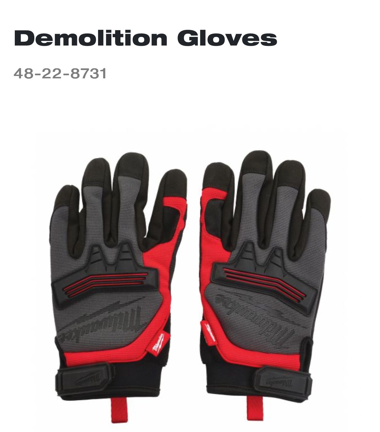 Milwaukee Demolition Gloves