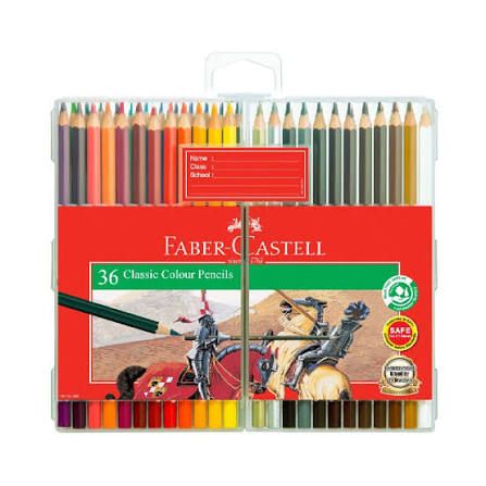 Faber-Castell  Classic Colour Pencils 12/24/36 115898 36's CP-115896-KK