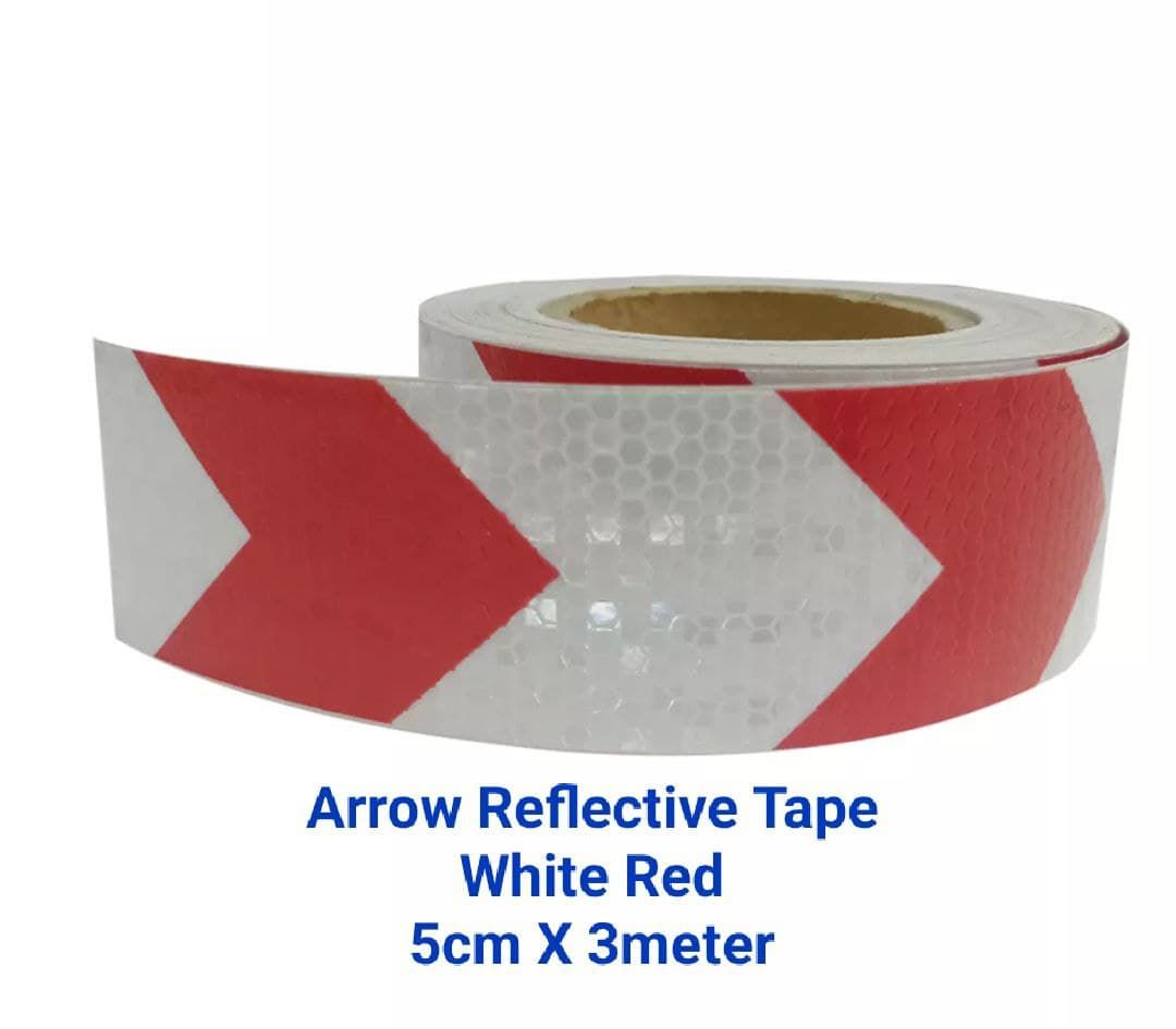 Arrow Reflective Tape White Red
