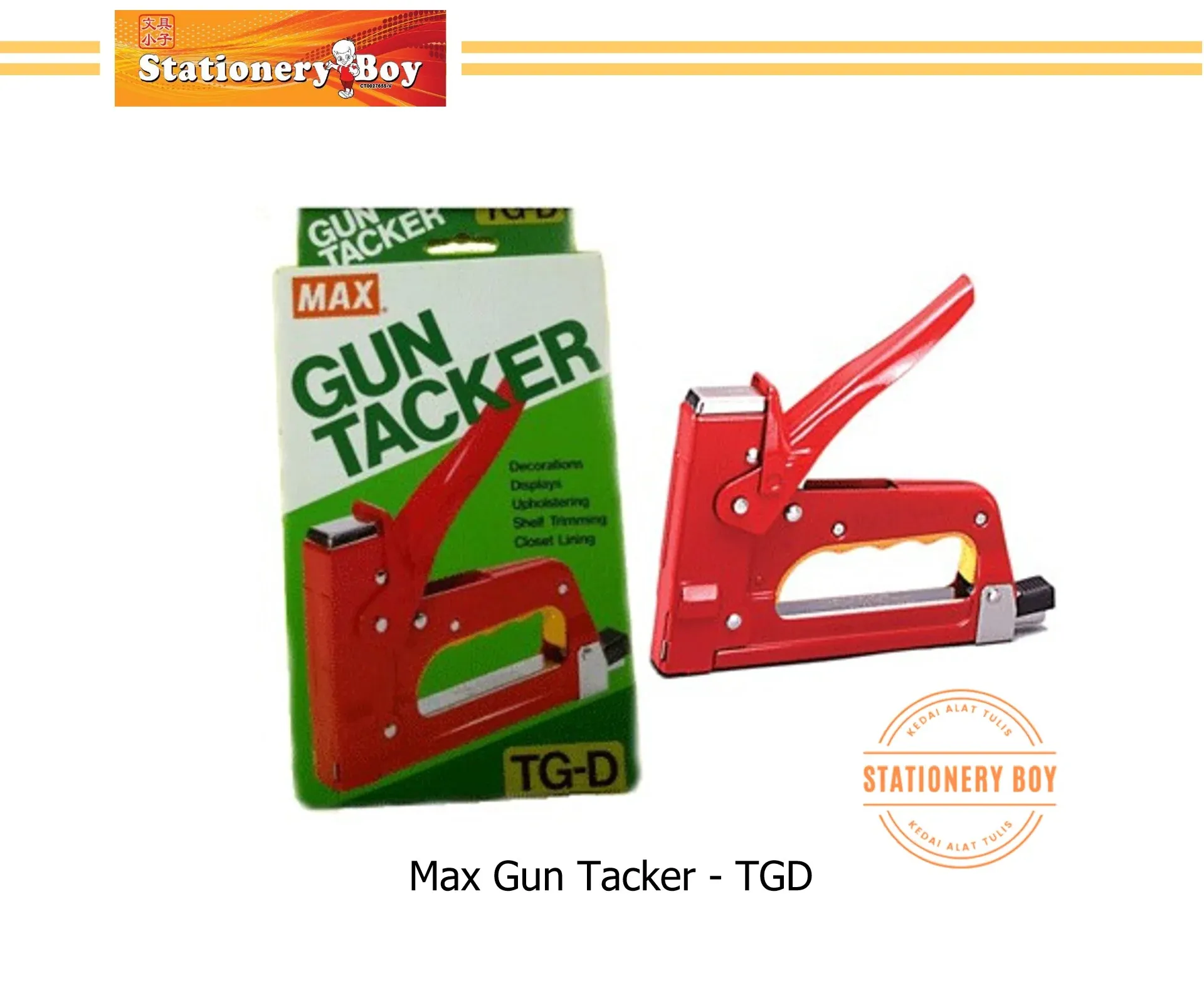MAX Gun Tacker - TGD / Pengokot
