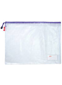 ZB6815-M DOCUMENT BAG / SOFT MESH VINYL ZIPPER BAG