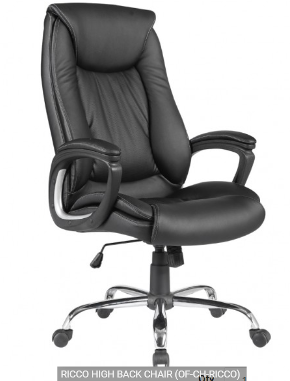 RICCO HIGH BACK CHAIR (OF-CH-RICCO)_PU LEATHER