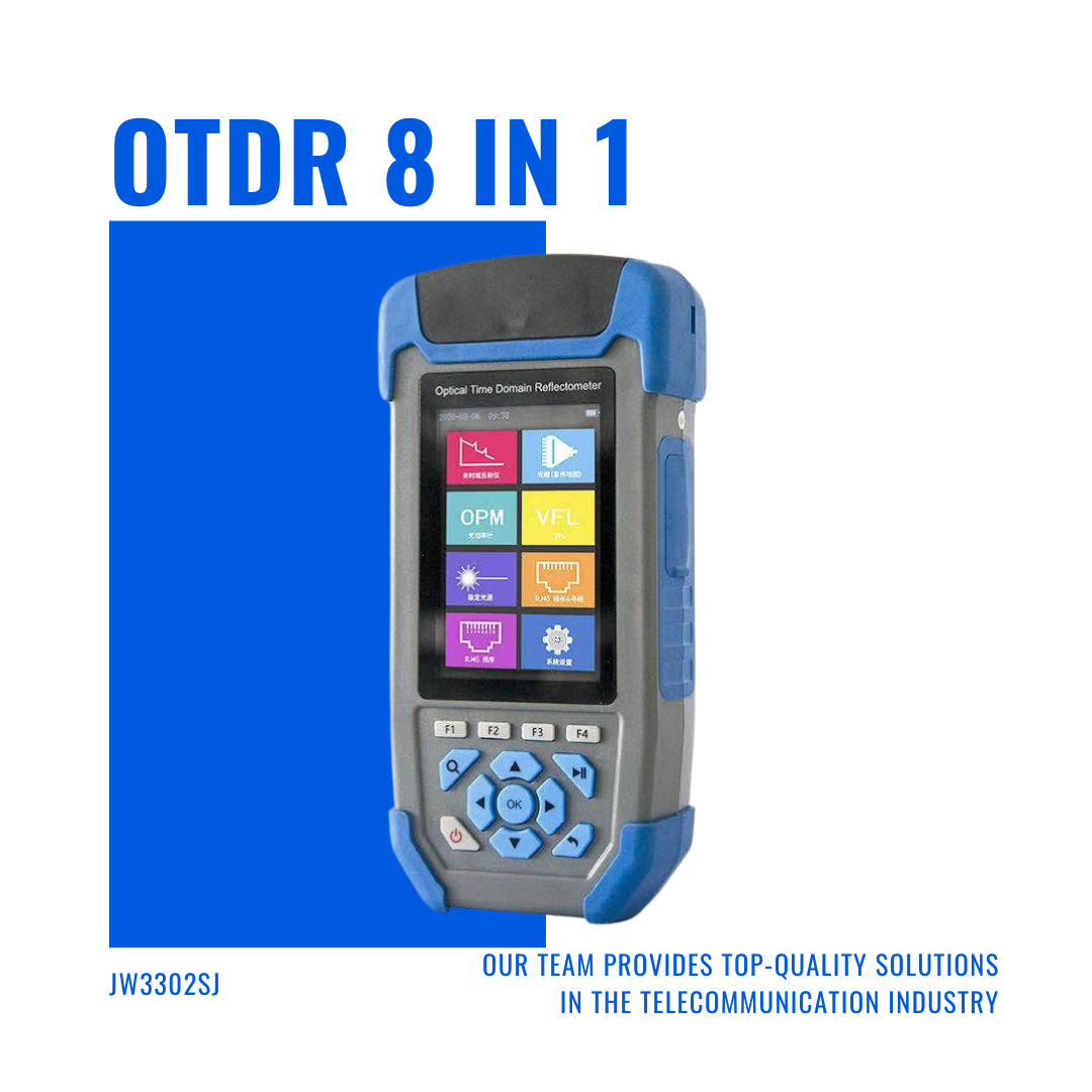 Optical Time Domain Reflectometer OTDR 8 in 1