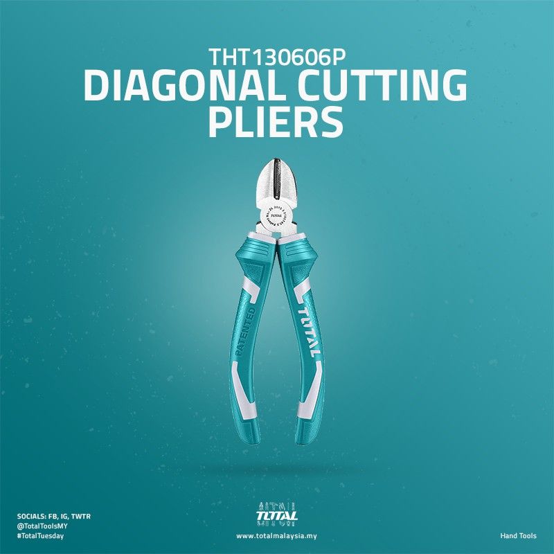 TOTAL DIAGONAL CUTTING PLIERS THT130606P