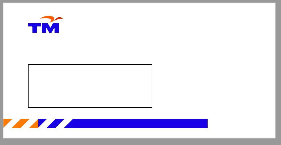 Envelope TM Window (110mm X 220mm)