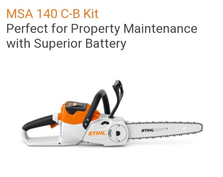 OCHA STIHL CORDLESS CHAINSAW MSA140C-BQ KIt