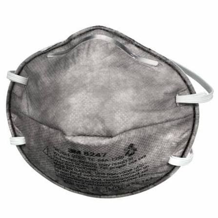 3M 8247 SIRIM & DOSH APPROVED, R95, with Nuisance Level Organic Vapour Disposal / 3M Particulate Respirator - 20pcs/box