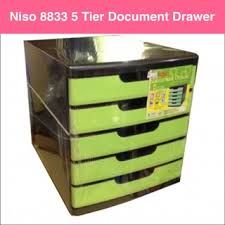 DD8833-NISO 5 TIER D.DRAWER (350 x 285 x 320MM) (BLUE,GREEN, PINK)