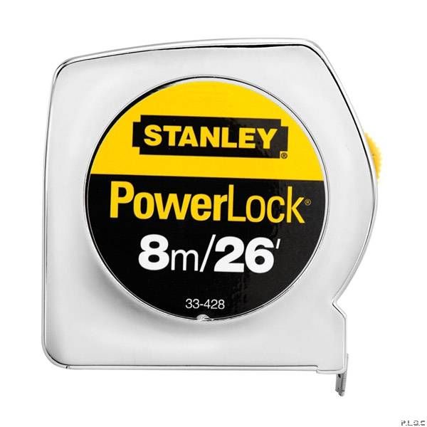 STANLEY POWERLOCK MEASURING TAPE 8M / 26FT 334282