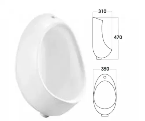 SORENTO Wall Hung Urinal Bowl SRTUB6201