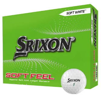 Srixon Soft Feel 13 Golf Balls WHITE ( ONE DOZEN )