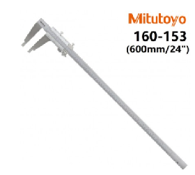 MITUTOYO 160-153 NIB JAW FINE ADJUSTMENT VERNIER CALIPER 600MM 24"