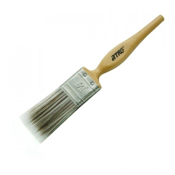 Besi & Logam #SF015 1 1/2" (40.0MM) Paint Brush (100% Synthetic Filament) Wooden Handle
