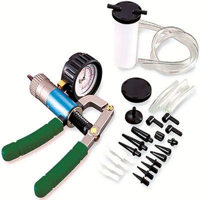 JONNESWAY DUAL VACUMM & PRESSURE PUMP W/BRAKE BLEEDER KIT