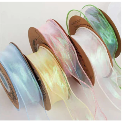 4cm Symphony Fishtail Yarn Flower Packaging Ribbon Bouquet Wavy Yarn