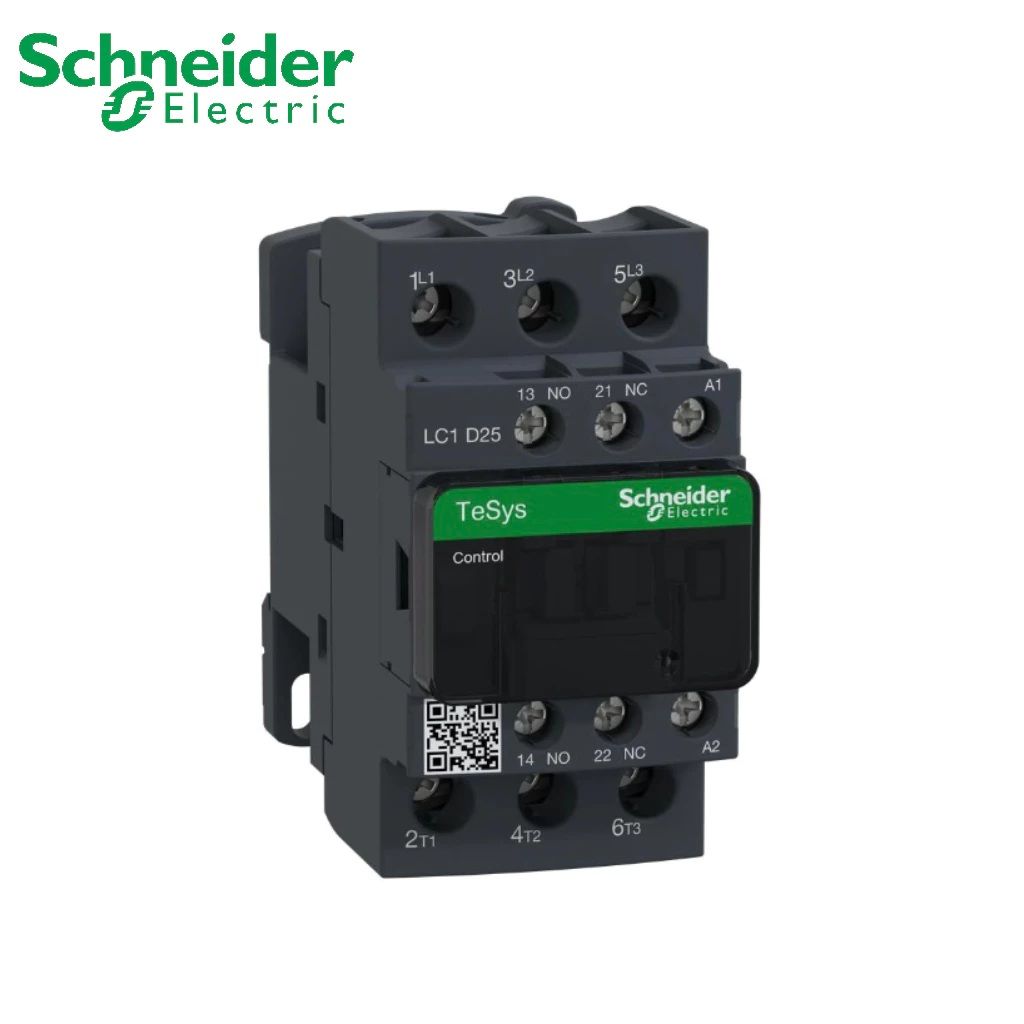 Contactor Schneider LC1D25 3P (3NO), 25 AMP AC, 240V TeSys