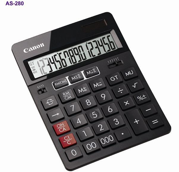 CANON DESKTOP CALCULATOR 16 Digit AS-280