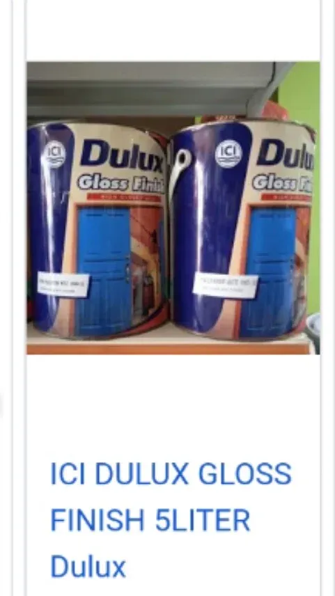 ICI dulux gloss finish 5l red