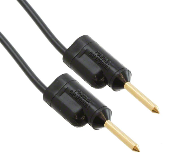 Fluke PATCH P-12-0 Pin Tip Plug Patch Cord (black)