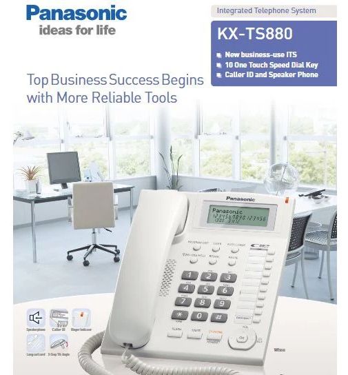Panasonic KX-TS880 single line phone with caller ID