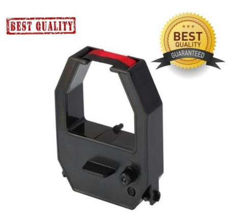 Time Recorder Ink Ribbon Cartridge for Punch Card Machine (Black/Red) AMANO TIME RECORDER RIBBON / JM WEMAX UMEI
