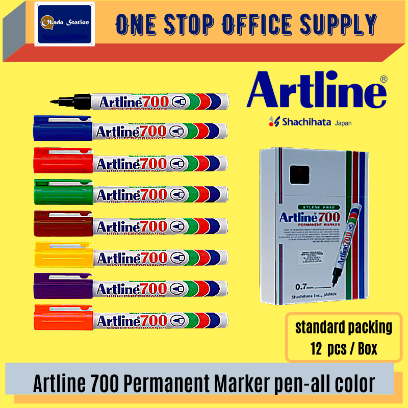 ARTLINE 700 / MARKER PEN / PERMANENT MARKER / ARTLINE MARKER / 0.7MM / MARKER / MARKER PEN / ALL COLOUR