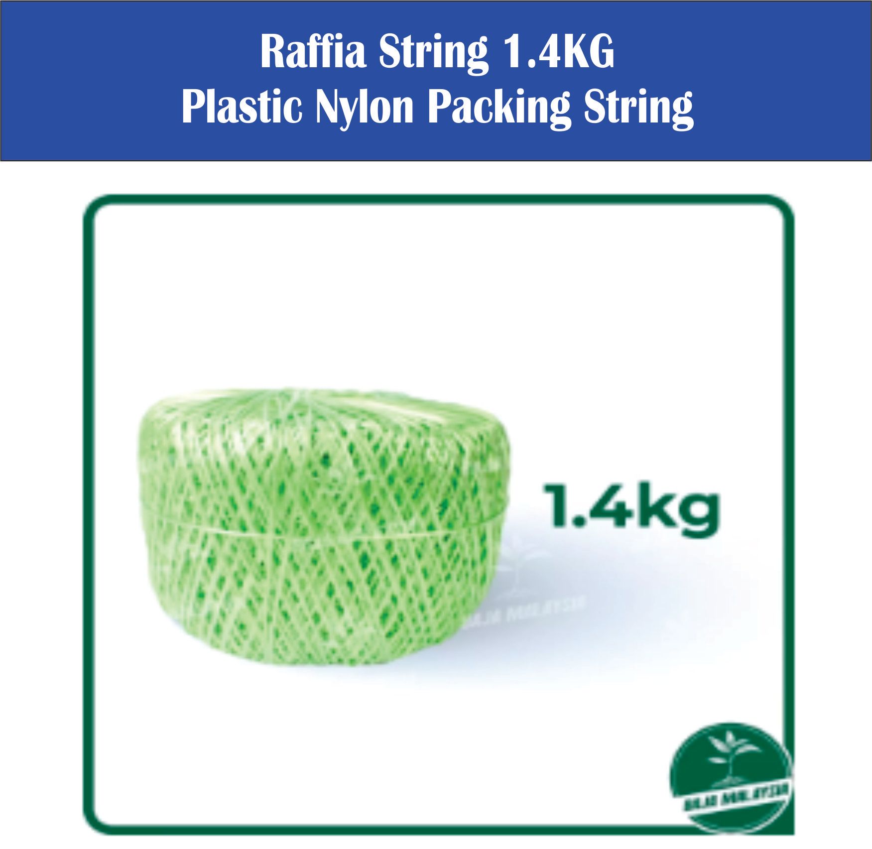 TALI PLASTIK TANPA AIR TALI RAFIA UNTUK PERTANIAN UV Rope String 1.3KG OCHA TALI PLASTIK TANPA AIR TALI RAFIA UNTUK PERTANIAN UV Rope String 1.3KG
