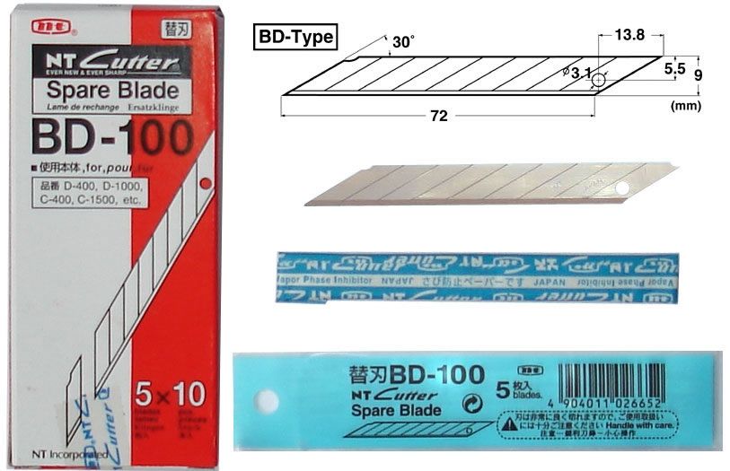 QP NT Blade Cutter BD-100 (S)