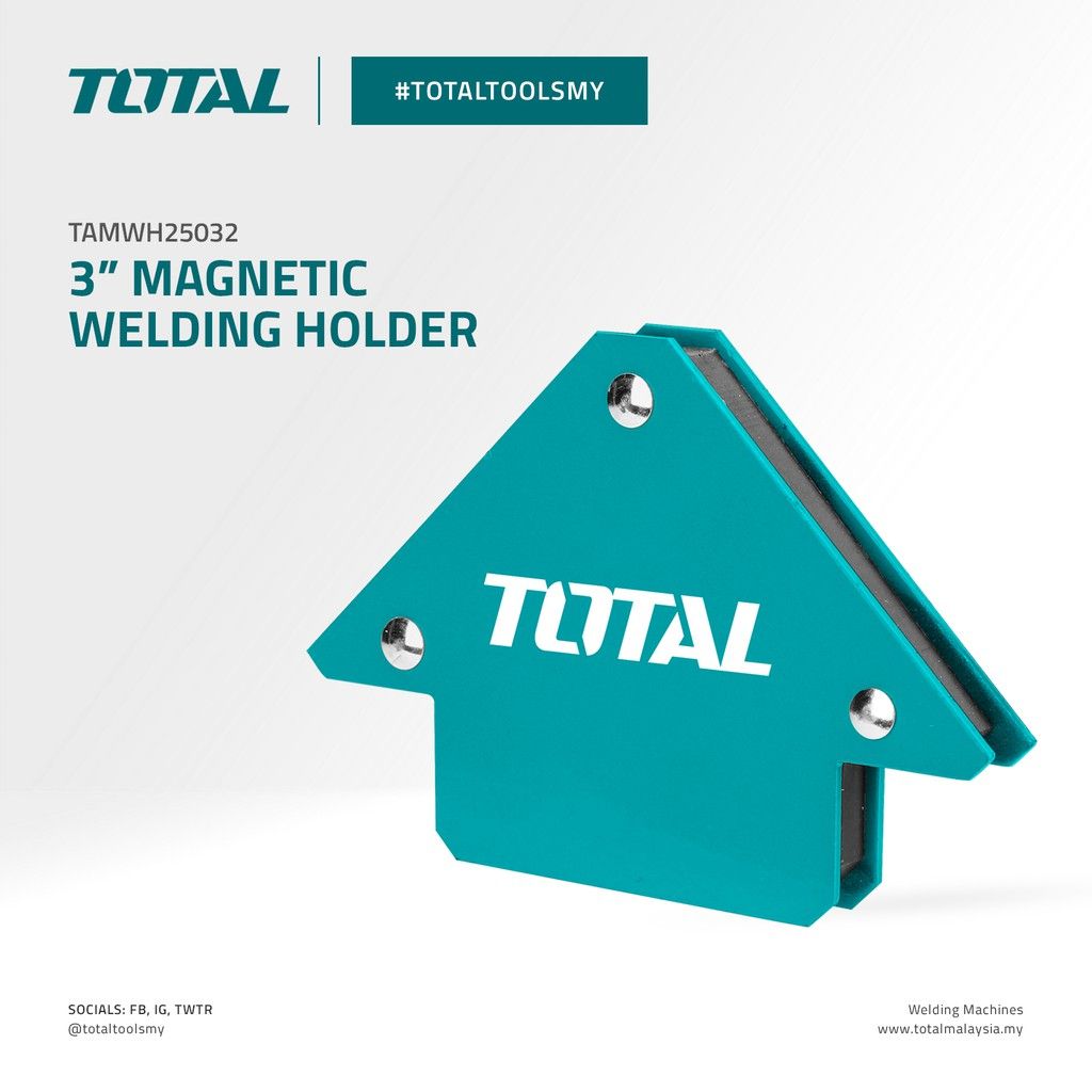 TOTAL TAMWH25032 3″ MAGNETIC WELDING HOLDER (MAX. FORCE 25LB)