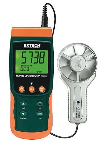 EXTECH SDL300 METAL VANE THERMO-ANEMOMETER