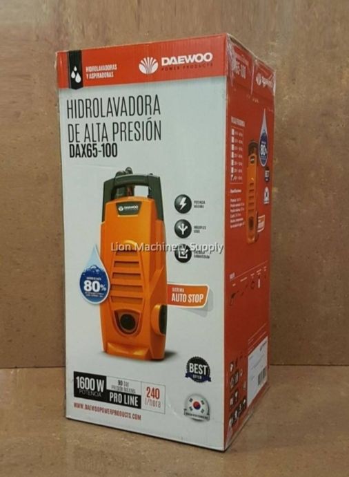 Daewoo 1600W 90Bar High Pressure Washer DAX65-100-Free Delivery