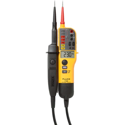 Fluke T130 FLUKE-T130 Voltage/continuity Tester W/lcd, Switchable Cable